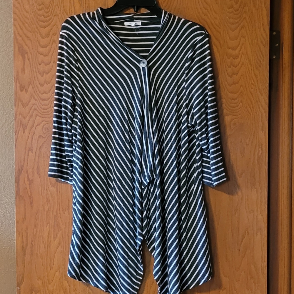 Maurices 3/4 Sleeve Asymmetrical Cardigan